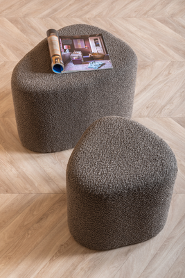 Pouf Ada wave bouclé