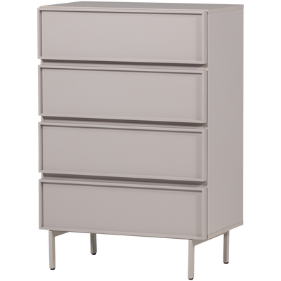 Tours ladekast 4 lades melamine/mdf zand