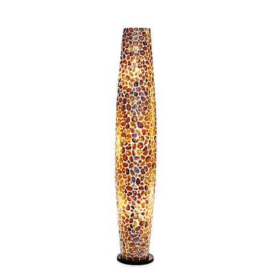 Vloerlamp apollo turtle gold capiz schelp