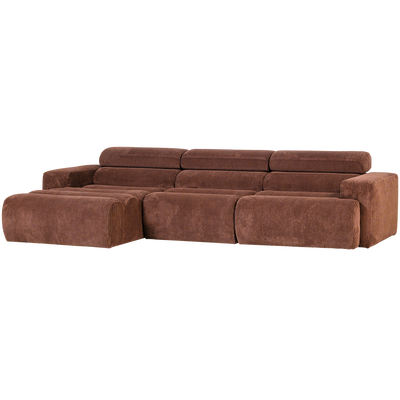 Novi chaise longue bank links oranje melange