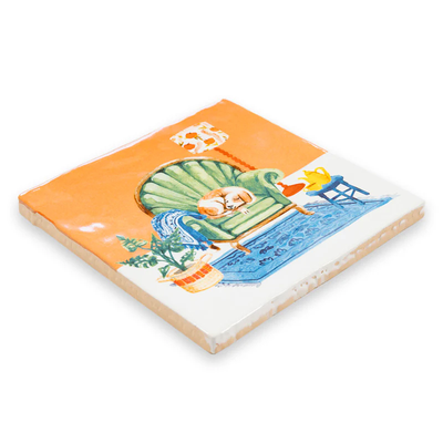 StoryTiles wandtegel Beware of the dog