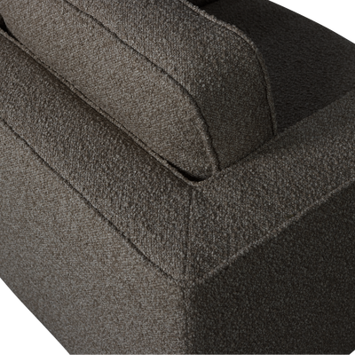 Lazy draaifauteuil boucle bruin