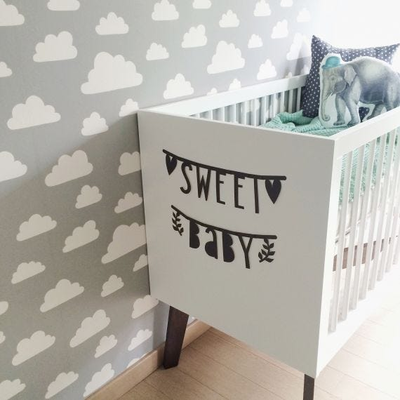 Letterbanner Zwart