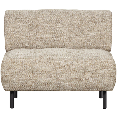 Lloyd fauteuil grof geweven naturel melange