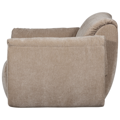 Baggy loveseat geweven chenille bruin