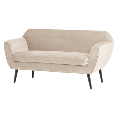 Rocco bank 150 cm velvet off white [fsc]