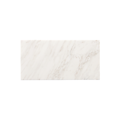 Marmer dienblad M 15x30cm - wit
