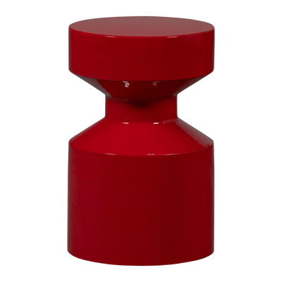 Ferry bijzettafel metaal rood