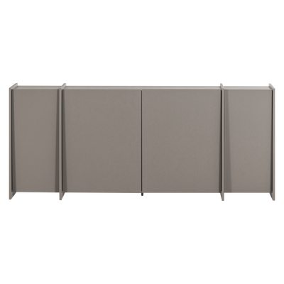 Brock dressoir 200 cm essen fineer warmgrijs [fsc]