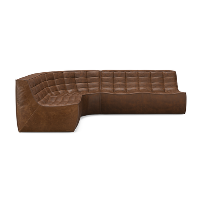 Modulaire bank N701 set - chestnut