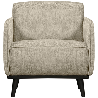 Statement fauteuil met arm chenille velvet perzikroze