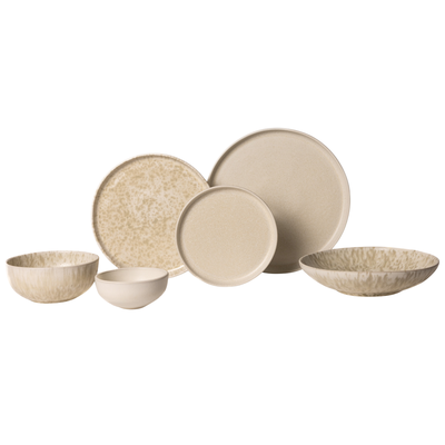 Serviesset Dreamy Ivory & Limestone Valley - 6-delig, 2 pers