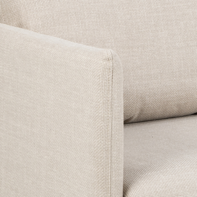 Hoekbank Jelle 2-zits - met verstelbare chaise longue