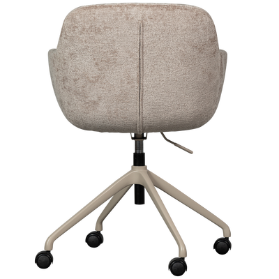 Morros bureaustoel chenille taupe
