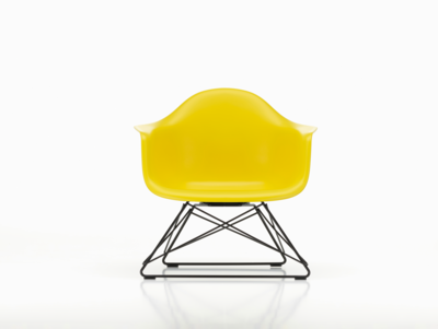 Vitra loungestoel Eames LAR zwart onderstel