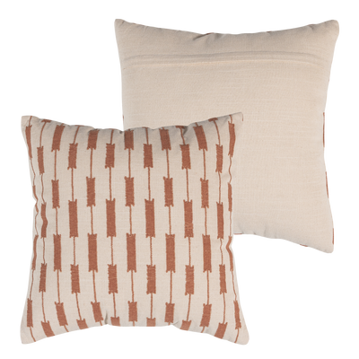 Zena kussens roze/roestbruin - set van 4