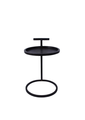 Bijzettafel rond ijzer