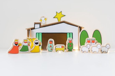 Houten kerststal, Dick Bruna