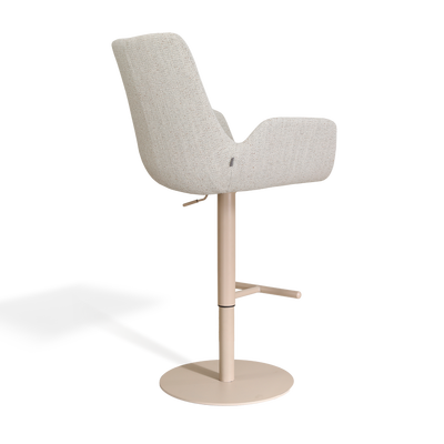 Niva-Eef draaibare tulp barkruk - beige
