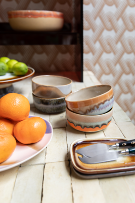 HKliving kom 70's Ceramics - Reef - set van 4