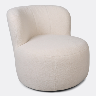 Fauteuil Farrell poodle cream