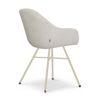 Eetkamerstoel Noa-Mae beige onderstel