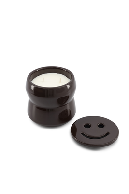 Kaars Shape 02.02 Candle &amp; Happy lid Aubergine
