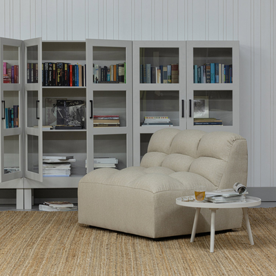 Pepper fauteuil zand