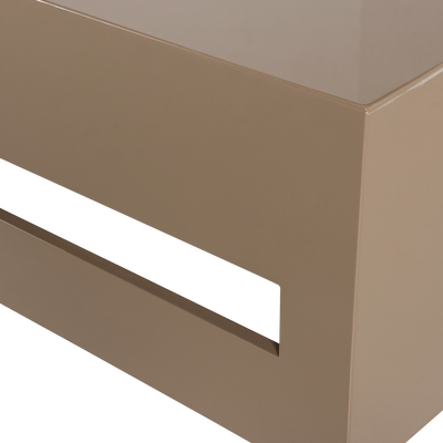 Modern salontafel mdf hout hoogglans zand