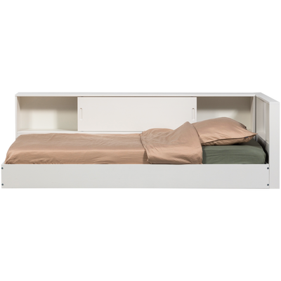 Carter hoekbed links/rechts grenen wit [fsc]