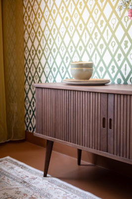 Zuiver Barbier walnoot dressoir