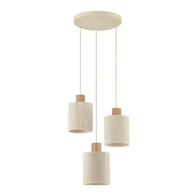 Arjan Hanglamp 3-lichts rond Beige