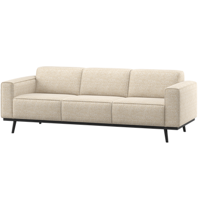 Statement 3-zits bank 230 cm beige melange