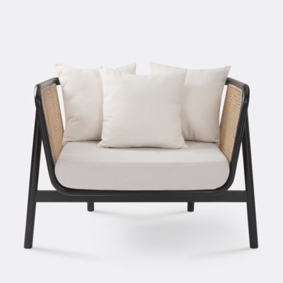 Fauteuil Mulan Fauteuil Mulan zwart