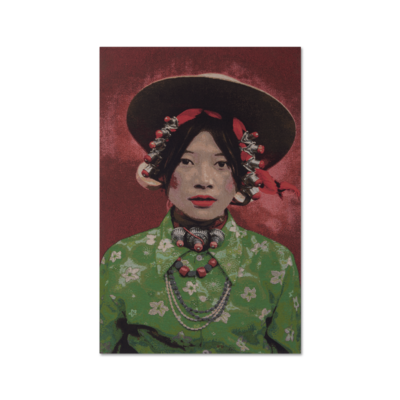 Geweven wandpaneel Tibetan Girl