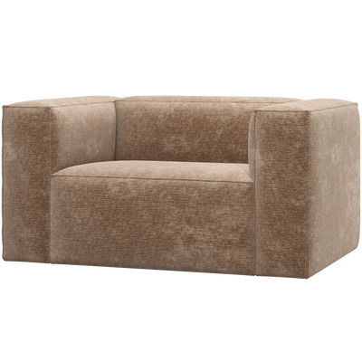 Bean fauteuil chenille velvet naturel