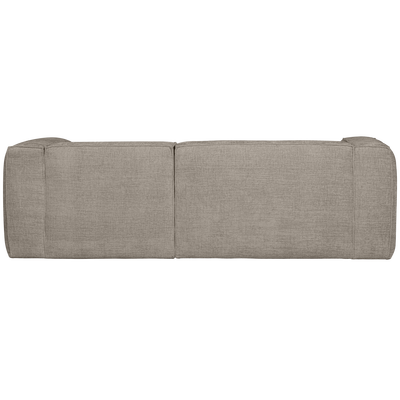Bean chaise longue bank rechts chenille velvet taupe