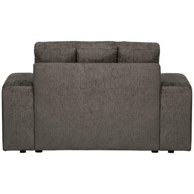 Second date loveseat velvet warmgrijs