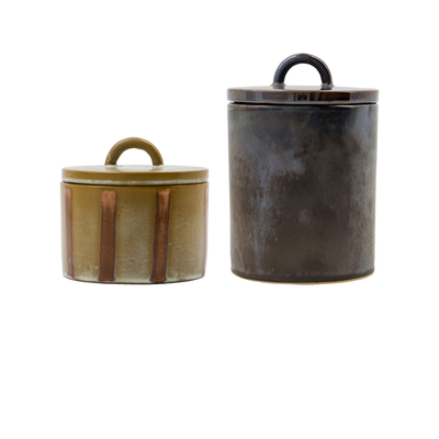 Aardewerk potjes Tallic