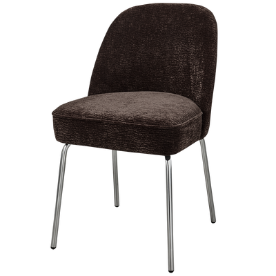 Vogue eetkamerstoel structure velvet brass