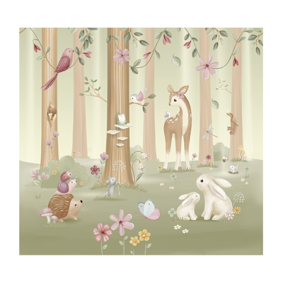 Digitaal behang Fairy Garden