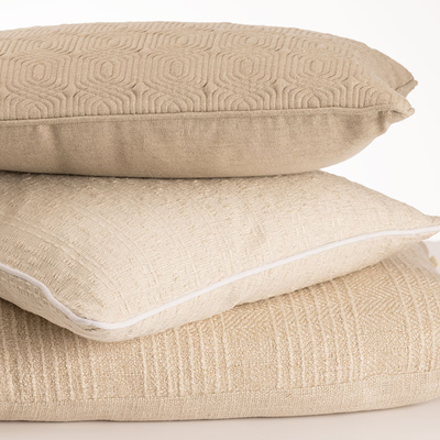 Sierkussen linnen Geo Deco