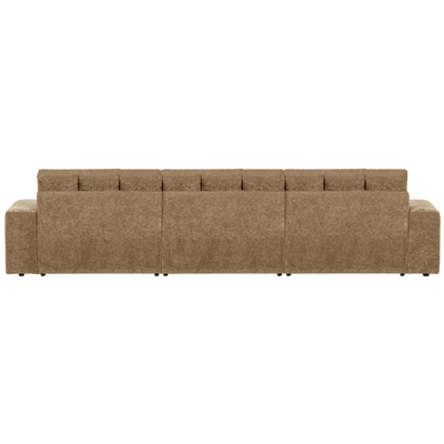 Second date chaise longue links velvet antraciet