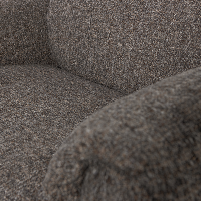 Baggy loveseat geweven chenille bruin