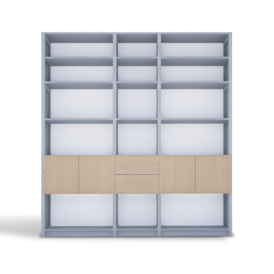 Lundia Original wandkast met deuren en laden