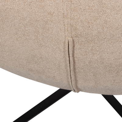 Maudi draaifauteuil chenille structuur groen