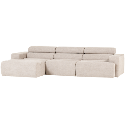 Novi chaise longue bank links oranje melange