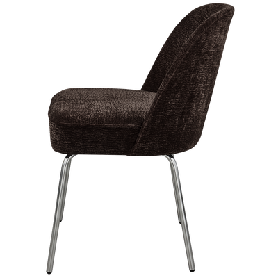 Vogue eetkamerstoel structure velvet brass