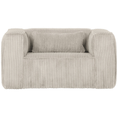 Bean fauteuil chenille velvet naturel