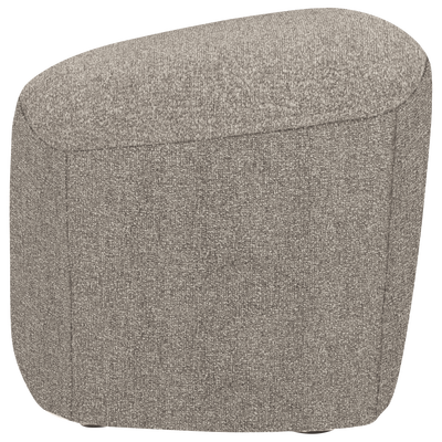 Lofty hocker boucle staalgrijs